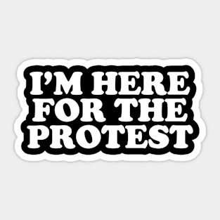 Protest Sticker